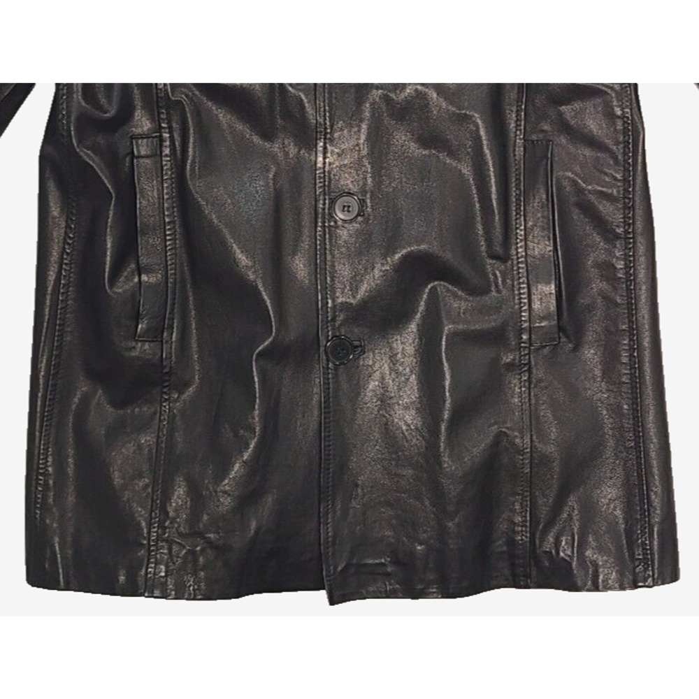 Vera Pelle Lavorazione Artigiana Women's Black Mid Length Leather